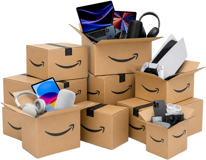 12 Amazon mystery boxes filled with tech